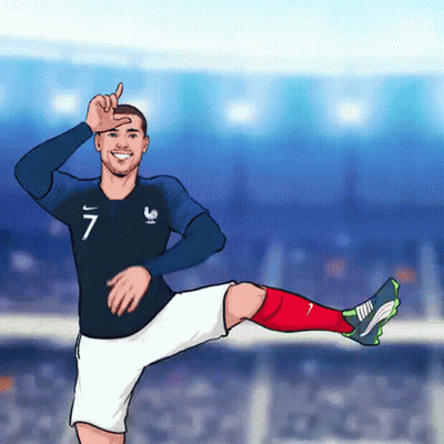 Soccer Player Number 7 GIF