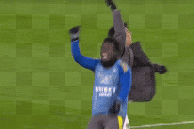 Soccer Player Number 7 Being Tackled GIF