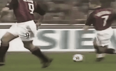 Soccer Player Number 7 Dribbling Ball GIF