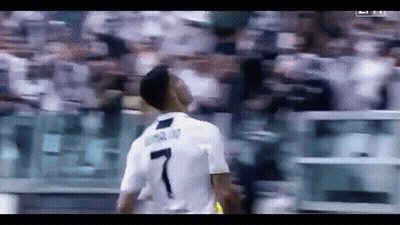 Soccer Player Number 7 In Front Of Crowd GIF