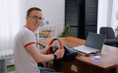 Soccer Player Number 7 In Front Of Vamos Sign GIF