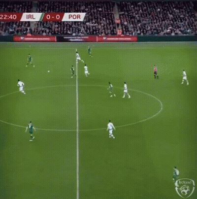 Soccer Player Number 7 Kicking Ball GIF