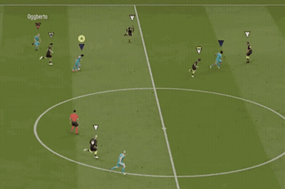 Soccer Player Number 7 Kicking Ball GIF