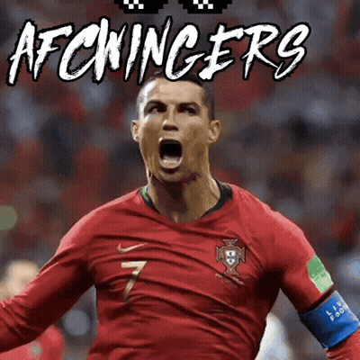 Soccer Player Number 7 Screaming GIF