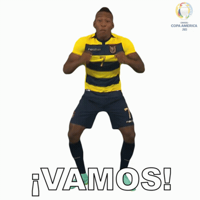 Soccer Player Number 7 Vamos Sign GIF