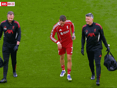 Soccer Player Number 7 Walking On Field GIF