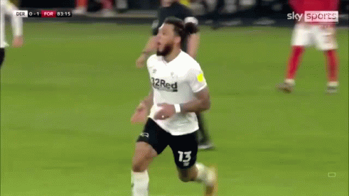 Soccer Player Number 73 Running GIF