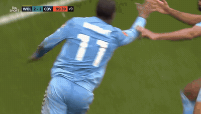 Soccer Player Number 77 Jersey Tackled GIF