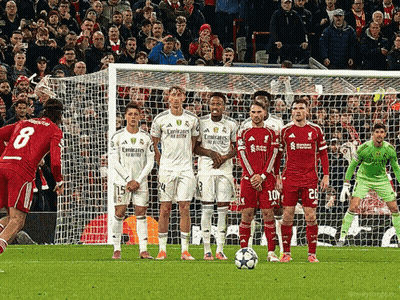 Soccer Player Number 8 About To Kick Ball GIF