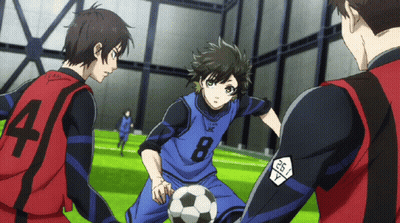 Soccer Player Number 8 Dribbling Ball GIF