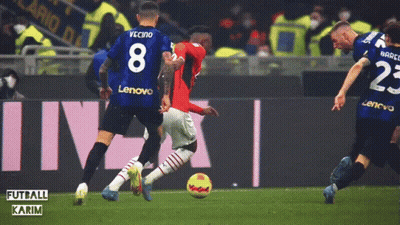 Soccer Player Number 8 Kicking Ball GIF
