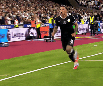 Soccer Player Number 8 Running GIF
