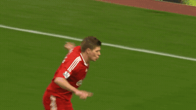 Soccer Player Number 9 GIF