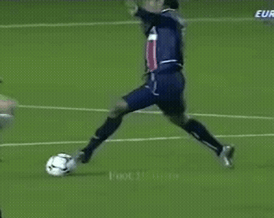 Soccer Player Number 9 Being Tackled GIF