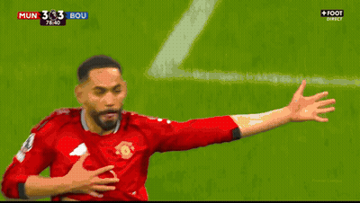 Soccer Player Number 9 Hugged GIF
