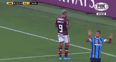Soccer Player Number 9 GIF
