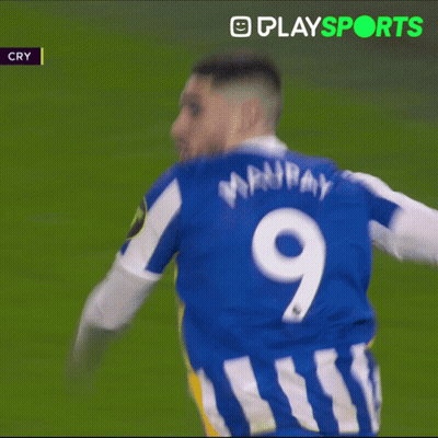 Soccer Player Number 9 GIF
