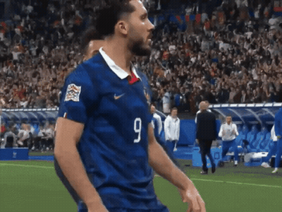 Soccer Player Number 9 GIF