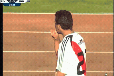 Soccer Player On Field With Score 0-3 GIF