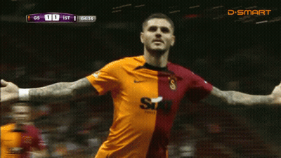 Soccer Player Outstretched Arms Before D Smart Screen GIF