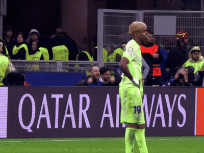 Soccer Player Qatar Airways Sign
