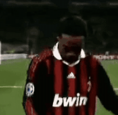 Soccer Player Red Black Jersey Bwin GIF