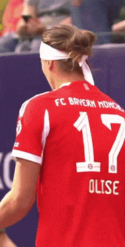 Soccer Player Red Shirt Number 17 GIF