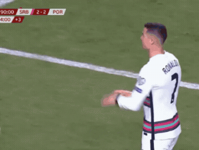 Soccer Player Ronaldo Number 7 GIF