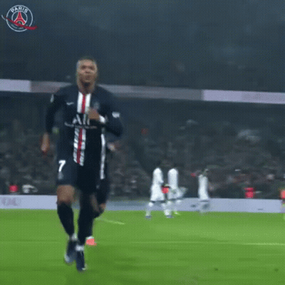 Soccer Player Running During Match GIF