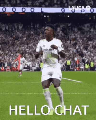 Soccer Player Running In Fly Emirates Shirt GIF