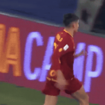 Soccer Player Running Past ACMP Sign GIF