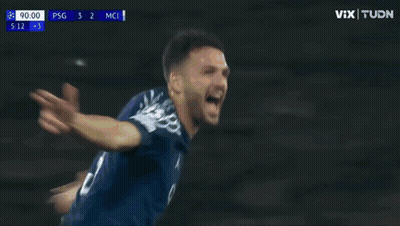 Soccer Player Running With Arms Outstretched GIF