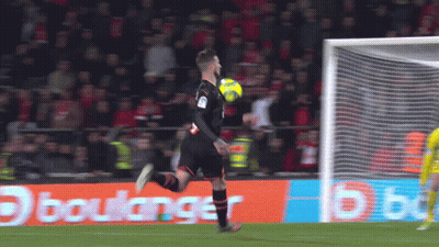 Soccer Player Running With Ball Boulangers Ad GIF