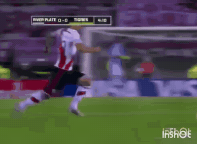 Soccer Player Running With Score 0-0 GIF