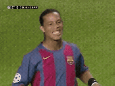 Soccer Player Smiling During Game GIF