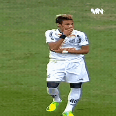 Soccer Player Standing On Field With MN GIF