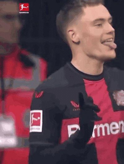 Soccer Player Sticking Tongue Out Thumbs Up GIF