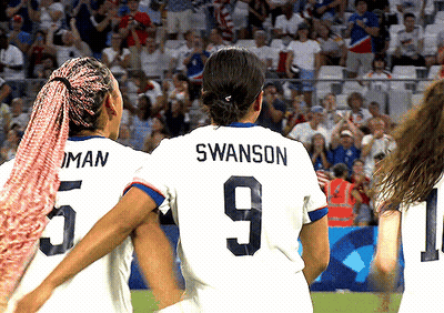 Soccer Player Swanson On Back GIF
