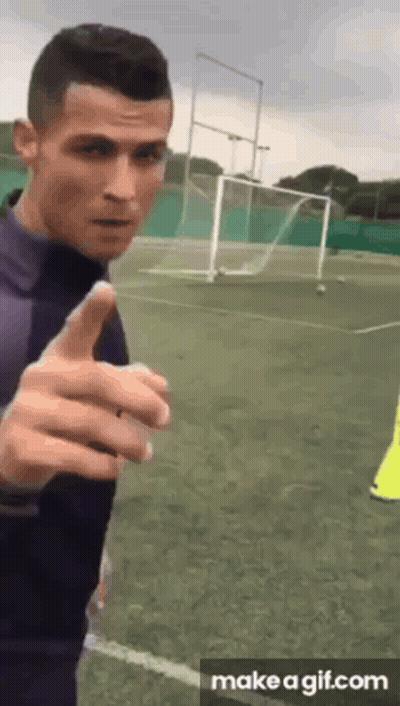 Soccer Player Thumbs Up On Field GIF
