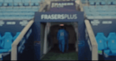 Soccer Player Walking Through Fraser's Plus Tunnel GIF