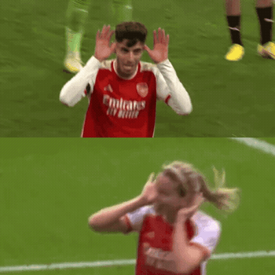 Soccer Player Waving In Emirates Jersey GIF