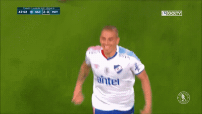 Soccer Player Wearing Antel Shirt GIF