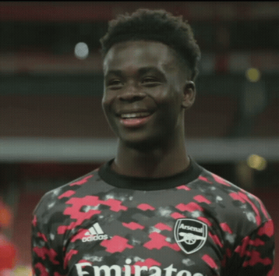 Soccer Player Wearing Arsenal Jersey GIF