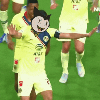 Soccer Player Wearing At & T Jersey GIF