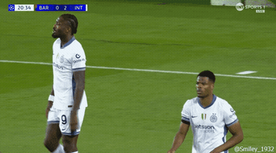 Soccer Player Wearing Betsson Jersey GIF
