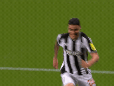 Soccer Player Wearing Bwin Jersey GIF