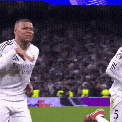 Soccer Player Wearing Emirates Jersey GIF