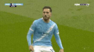 Soccer Player Wearing Etihad Airways Shirt GIF