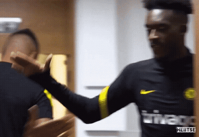 Soccer Player Wearing Heiitse Shirt GIF