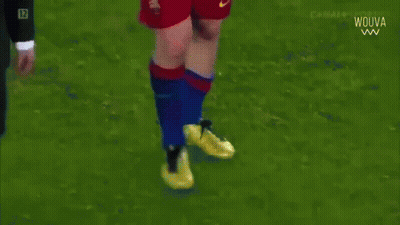 Soccer Player Wearing Jersey Number 3 GIF